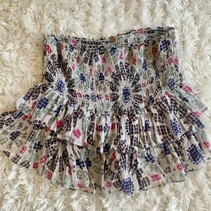 Free People Floral Skirt